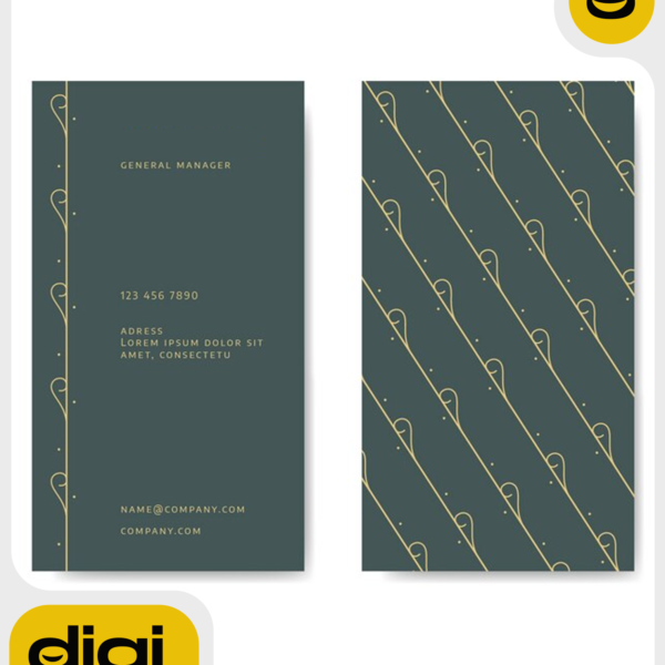 Embossed Foil Rack Cards