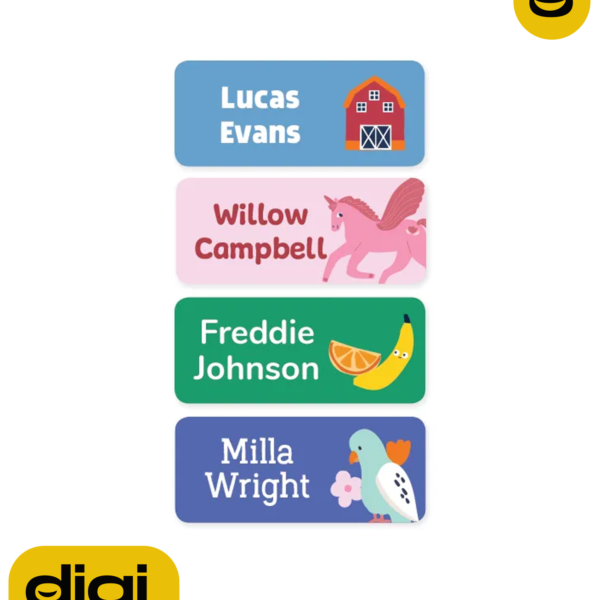 Kids' School Labels